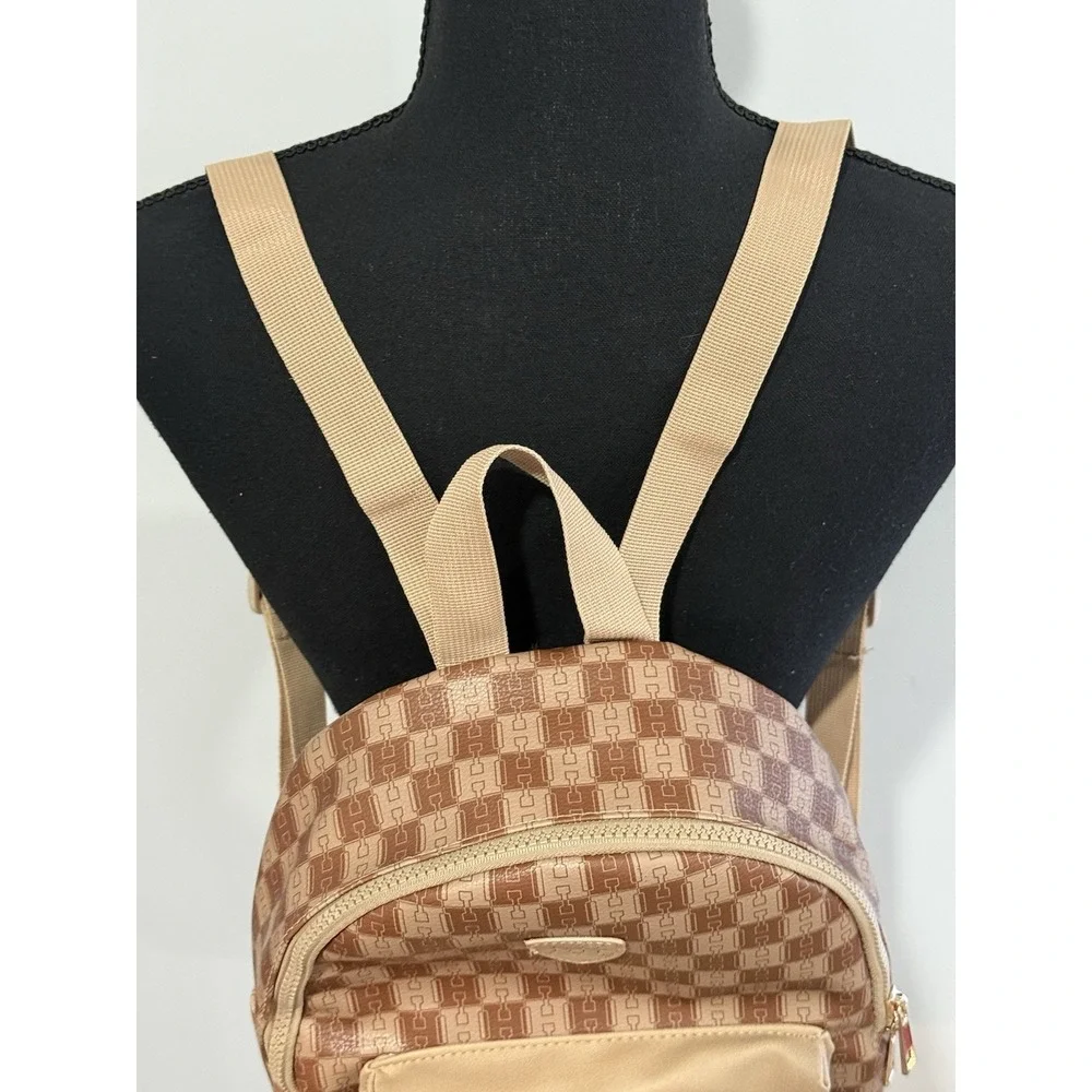 BioWorld Harry Potter Mini Backpack, Brown Checkered W Patches